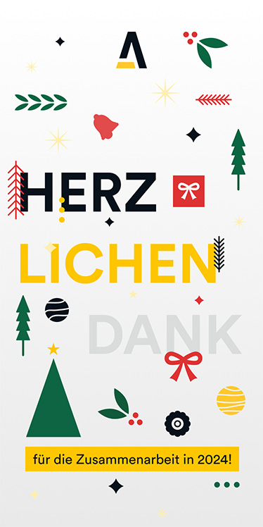 Weihnachtskarte Seite 1